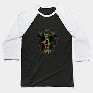 Lsd Skull Baseball T-Shirt